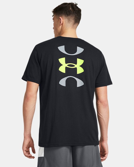 Camiseta de manga corta UA Basketball Logo Court para hombre, Black, pdpMainDesktop image number 1